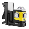 Nivel System CLx3G MOTOR + statyw SJJ-M1 EX – zmotoryzowany laser krzyżowy zielony 3 × 360° 3D Bluetooth